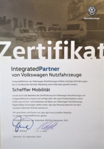 Integrated Partner von Volkswagen Nutzfahrzeuge